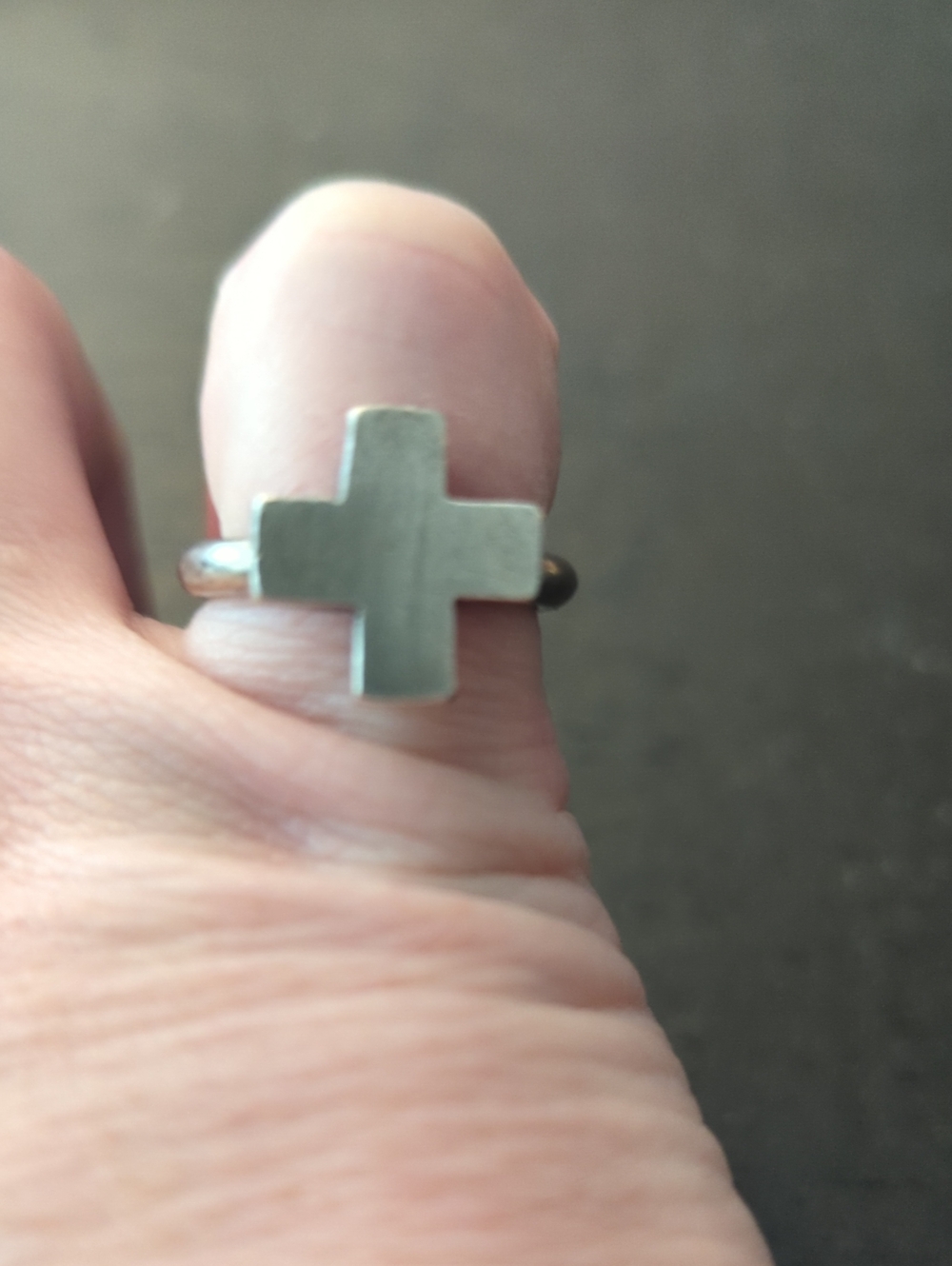 Sterling Silver Plus Ring